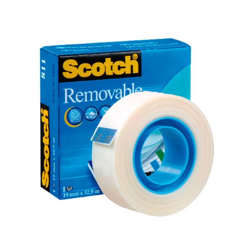 3M Scotch Magic 811 Nastro adesivo trasparente 19mm x 33m 3M Scotch Magic 811 Nastro adesivo trasparente 19mm x 33m
