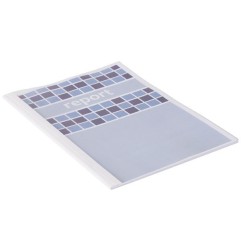 GBC Optimal ThermaBind Cover A4 3mm PVC trasparente retro cartoncino bianco TC080370