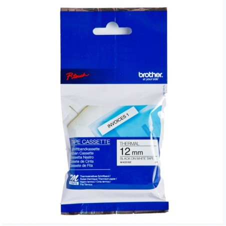 Brother MK-231 nastro nero su bianco 12 mm x 8 m