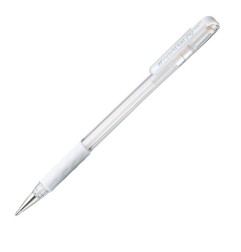 Pentel Hybrid Gel Grip roller 0,8 mm grip bianco12 pz K118-LW