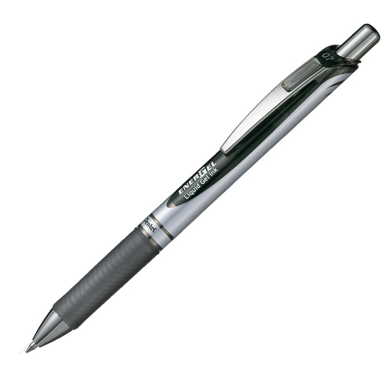PENTEL 12 pezzi Penna Roler Energel XM click 0,7 colore nero BL77 PENTEL 12 pezzi Penna Roler Energel XM click 0,7 colore nero BL77