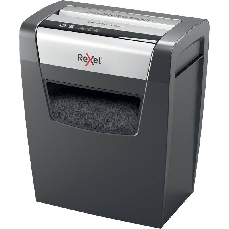 ACCO Rexel Momentum X410 distruggidocumenti a frammento livello di sicurezza P-4 10 fogli 23 litri 2104571 ACCO Rexel Momentum X410 distruggidocumenti a frammento livello di sicurezza P-4 10 fogli 23 litri 2104571