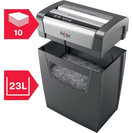 ACCO Rexel Momentum X410 distruggidocumenti a frammento livello di sicurezza P-4 10 fogli 23 litri 2104571
