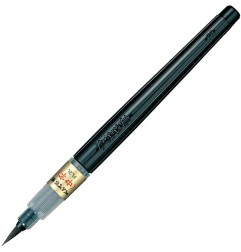 Pentel Fude Brush Pen XFL2L pennarello ricaricabile punta flessibile media nera