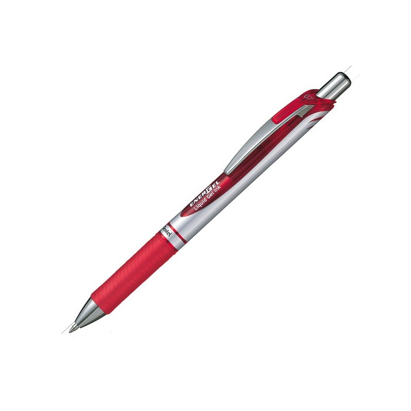 Pentel EnerGel XM BL77 penna roller gel a scatto punta 0,7 mm rosso 12 pz Pentel EnerGel XM BL77 penna roller gel a scatto punta 0,7 mm rosso 12 pz