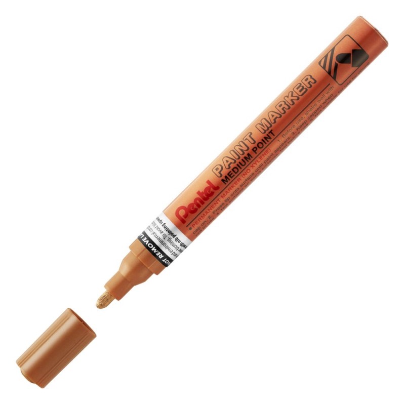 Pentel Pearl Paint MMP10-ME pennarello punta tonda 2 mm bronzo 12 pz Pentel Pearl Paint MMP10-ME pennarello punta tonda 2 mm bronzo 12 pz