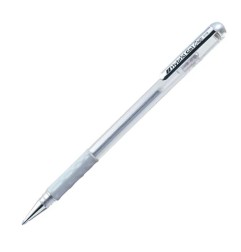 Pentel Hybrid Gel Grip K118-Z penna roller gel 0,8 mm argento 12 pz