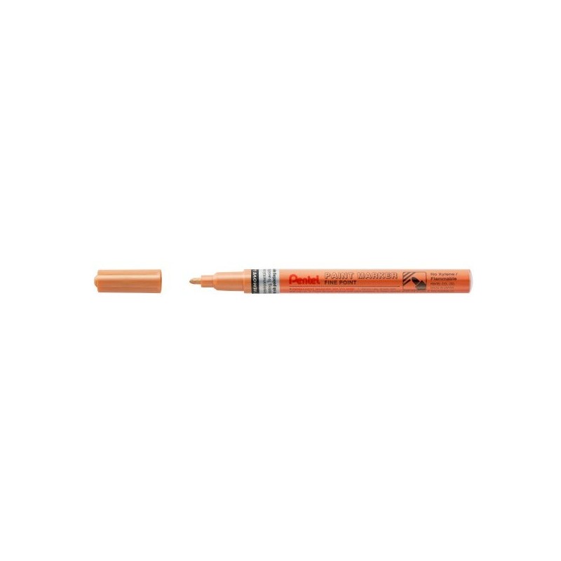 Pentel MSP10-ME paint marker punta fine 1-2 mm bronzo 12 Pz Pentel MSP10-ME paint marker punta fine 1-2 mm bronzo 12 Pz