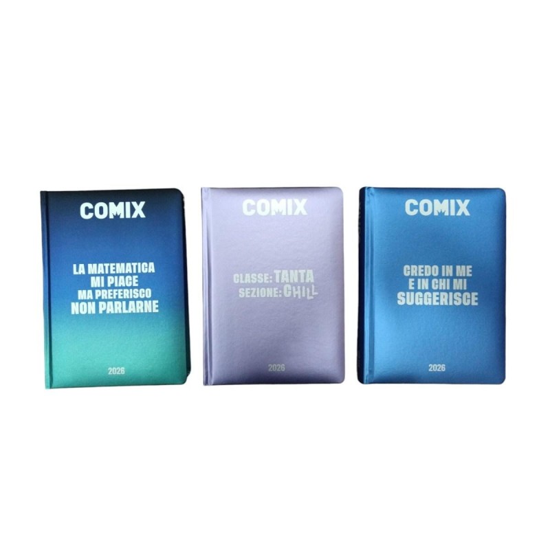 DIARIO COMIX WAVE 13 MESI 2025/26 STANDARD 13x17,8 74139 DIARIO COMIX WAVE 13 MESI 2025/26 STANDARD 13x17,8 74139