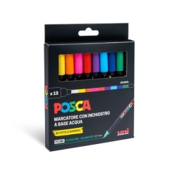 UNI POSCA PC1MR 10P COL. ASS. CF.10PZ -ULTRAFINE