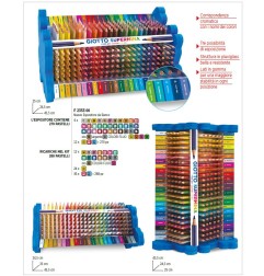 Giotto Supermina espositore da banco 558 matite colorate