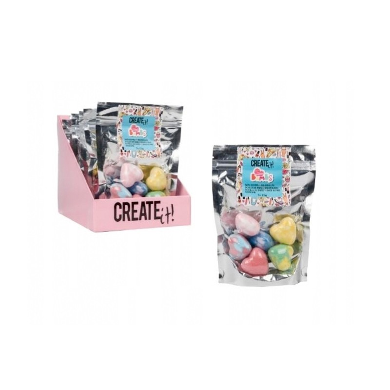 MGG Create It! Bombe Frizzanti Cuori 7pz
CRE84419 MGG Create It! Bombe Frizzanti Cuori 7pz
CRE84419