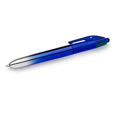 BIC 4 Colours Smooth Gradient penna a sfera punta media 1 mm fusto blu 12 Pz