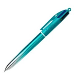 BIC 4 Colours Smooth Gradient penna a sfera verde punta media 1 mm 12 Pz