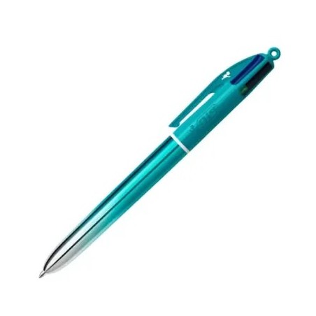 BIC 4 Colours Smooth Gradient penna a sfera verde punta media 1 mm 12 Pz