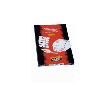 Etichette laser adesive bianche Markin 105X16,9 C/572