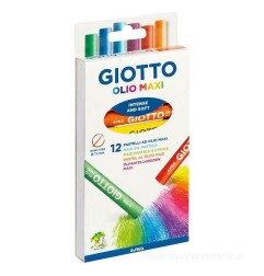 Giotto Oil Maxi pastelli a olio extra‑large 12 colori 2934