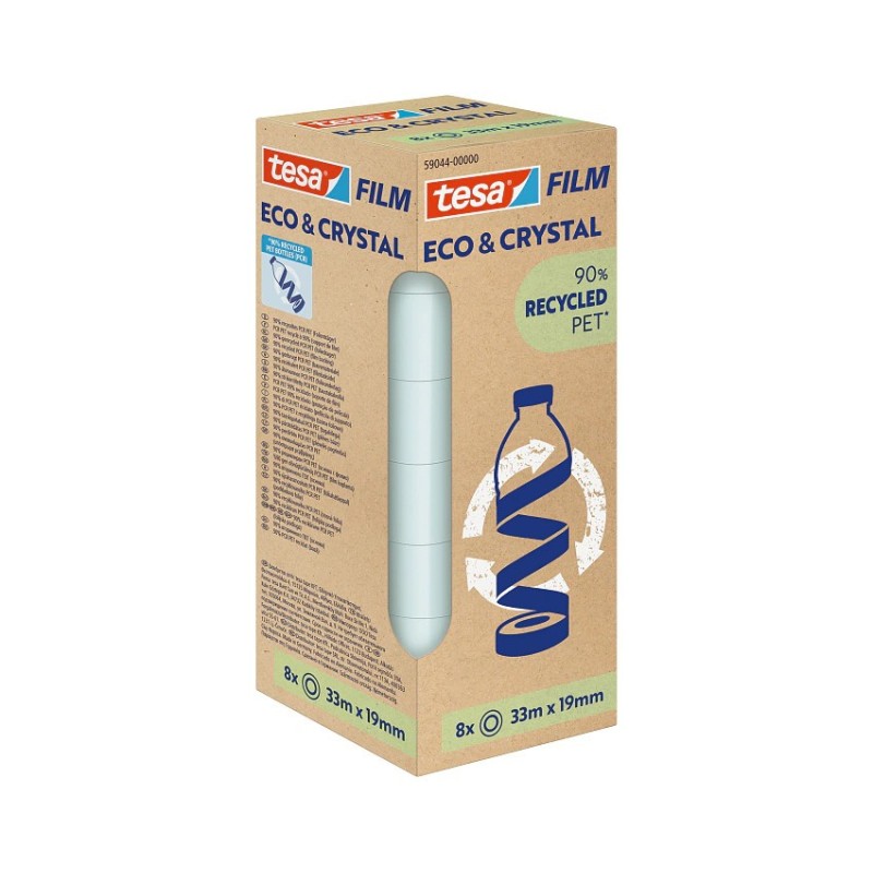 NASTRO TESA ECO&CRYSTAL 19X33 -8rt 59044 *RICICLATO* NASTRO TESA ECO&CRYSTAL 19X33 -8rt 59044 *RICICLATO*