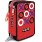 Giotto Astuccio 3 zip Premium Tris collezione con corredo scuola 963000 Giotto Astuccio 3 zip Premium Tris collezione con corredo scuola 963000