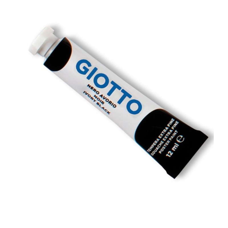 FILA Colore a Tempera GIOTTO Tubetto 12 mL Nero 24 3520 FILA Colore a Tempera GIOTTO Tubetto 12 mL Nero 24 3520