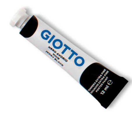 FILA Colore a Tempera GIOTTO Tubetto 12 mL Nero 24 3520