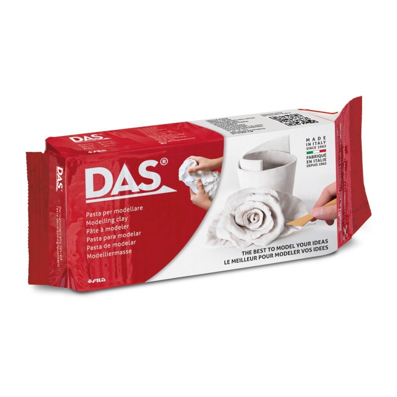 Das Pasta modellabile bianco bianco 1 kg indurente all'aria 3875