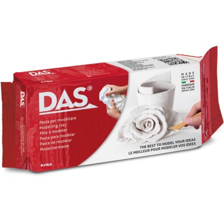 Das Pasta modellabile bianco bianco 1 kg indurente all'aria 3875
