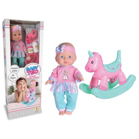 TEOREMA BABY TEO - BEBE' CON CAVALLINO E ACCESSORI 80458