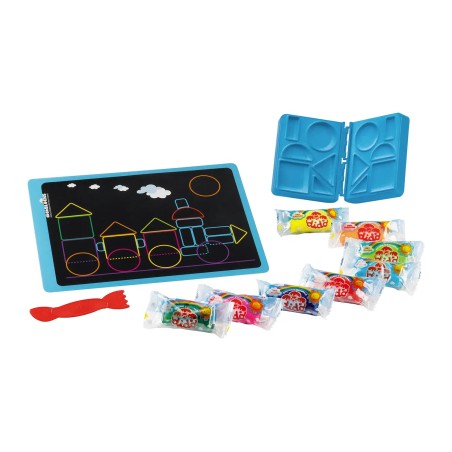 Didò BLOCKS Trenino pasta modellabile 400 g con formina e coltellino F363901