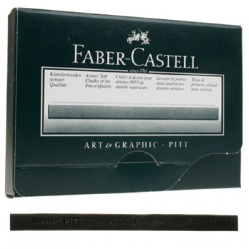 FABER GESSETTO CRETA CARBONCINO NERO RUCIATO 128300 media FABER GESSETTO CRETA CARBONCINO NERO RUCIATO 128300 media