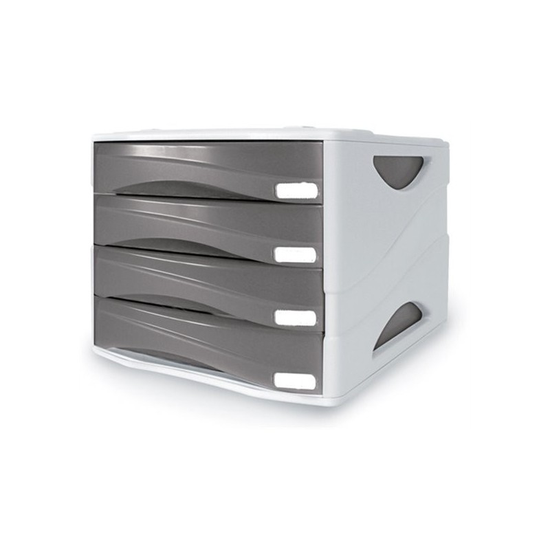 Arda cassettiera Smile 4 cassetti grigio TR15P4PGR Arda cassettiera Smile 4 cassetti grigio TR15P4PGR