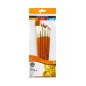 Daler Rowney Gold Taklon set 7 pennelli taklon dorati manico corto D216920700 Daler Rowney Gold Taklon set 7 pennelli taklon dorati manico corto D216920700