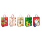 SHOPPER CARTA FLORIO 23x10x29 ASS. NATALE 1 -25pz SH73211