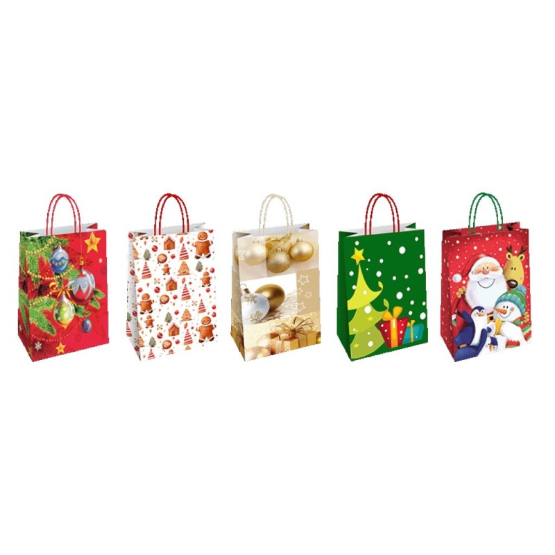 SHOPPER CARTA FLORIO 26x12x35 ASS. NATALE 1 -25pz SH73228 SHOPPER CARTA FLORIO 26x12x35 ASS. NATALE 1 -25pz SH73228