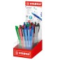 Stabilo Pointball Colorful espositore 38 penne sfera a scatto assortite 6033/38-1 Stabilo Pointball Colorful espositore 38 penne sfera a scatto assortite 6033/38-1