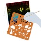 Blocco da grattare Avenue Mandarine Graffy Scratch Fate, 24 fogli con stilo e stencil - GY146C Blocco da grattare Avenue Mandarine Graffy Scratch Fate, 24 fogli con stilo e stencil - GY146C