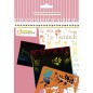 Blocco da grattare Avenue Mandarine Graffy Scratch Fate, 24 fogli con stilo e stencil - GY146C Blocco da grattare Avenue Mandarine Graffy Scratch Fate, 24 fogli con stilo e stencil - GY146C