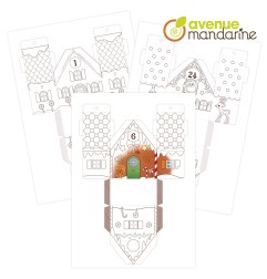 Calendario Avvento da colorare Avenue Mandarine - GY123C