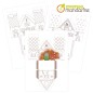 Calendario dell'Avvento da colorare Avenue Mandarine Graffy Christmas, 24 casette da montare - GY123C Calendario dell'Avvento da colorare Avenue Mandarine Graffy Christmas, 24 casette da montare - GY123C