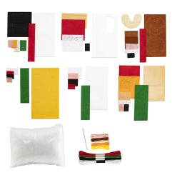 Kit cucito Mini Couz'IN 6 decorazioni Natale - KC157C