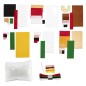Kit di cucito Avenue Mandarine Mini Couz'IN, 6 decorazioni di Natale in feltro - KC157C Kit di cucito Avenue Mandarine Mini Couz'IN, 6 decorazioni di Natale in feltro - KC157C