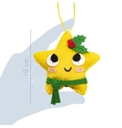 Kit cucito Mini Couz'IN 6 decorazioni Natale - KC157C