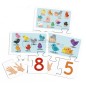Puzzle educativo Avenue Mandarine, Imparare a contare, 10 puzzle da 3 tessere, dall'immagine alle dita alla cifra - JE529C Puzzle educativo Avenue Mandarine, Imparare a contare, 10 puzzle da 3 tessere, dall'immagine alle dita alla cifra - JE529C