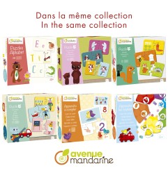 Puzzle educativo Avenue Mandarine, Imparare a leggere l'ora - JE531C