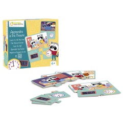 Puzzle educativo Avenue Mandarine, Imparare a leggere l'ora