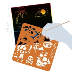 Graffy Scratch Pirati Avenue Mandarine - GY147C