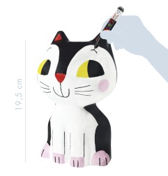 Nimo Déco Il gatto Victor in cartapesta da decorare - PP031C