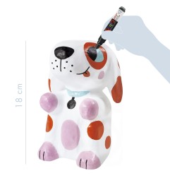 Nimo Déco Il cane Nelson in cartapesta da decorare - PP030C