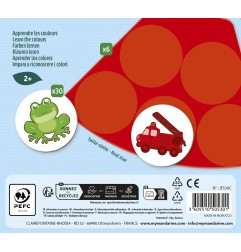 Puzzle educativo Avenue Mandarine, Imparare i colori