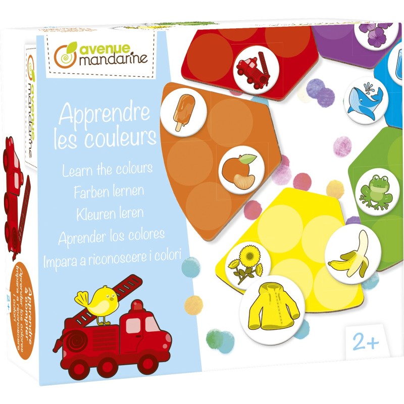 Puzzle educativo Avenue Mandarine, Imparare i colori - JE530C Puzzle educativo Avenue Mandarine, Imparare i colori - JE530C